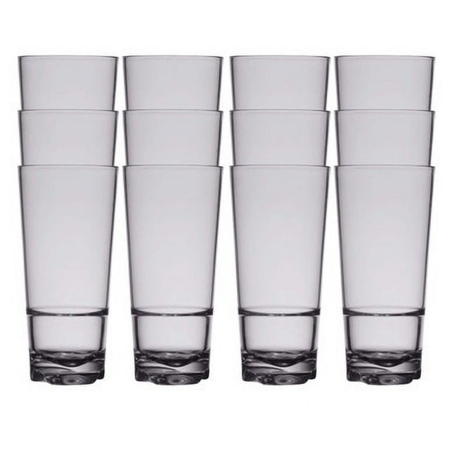 Libbey Infinium Verres à Boisson en Plastique Tritan de 12 oz - Ensemble de 12