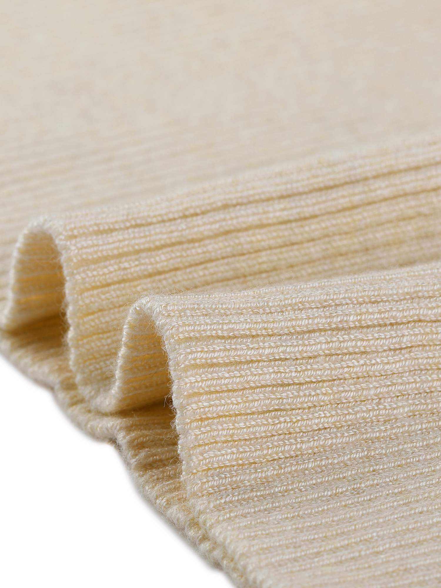 Unique Bargains Women's Mock Neck Knit Sweater Vest Sleeveless Trendy Ribbed Tank Tops L Beige
