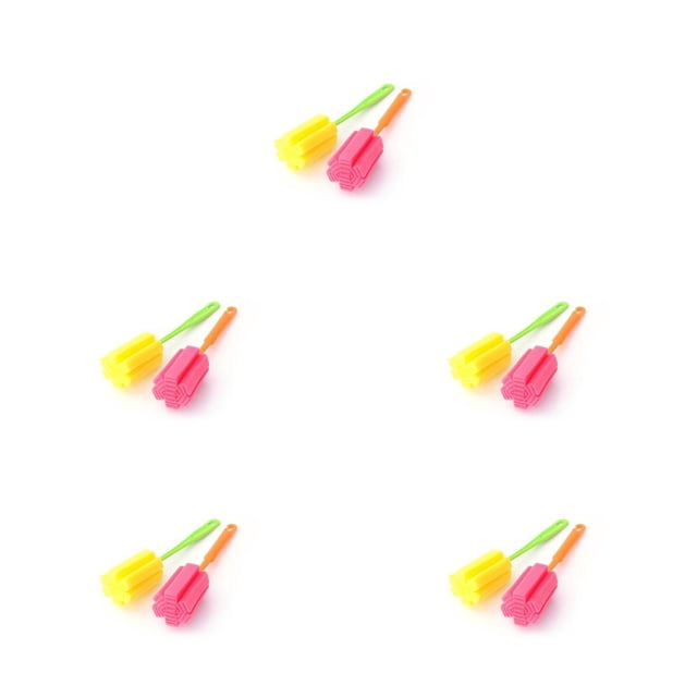Billuyoard Esponja de mango largo desmontable ligera, 2 uds., taza limpiadora, cepillos para tazas, herramientas de limpieza de cocina, termo de cristal de Type2 Billuyoard CBP016433