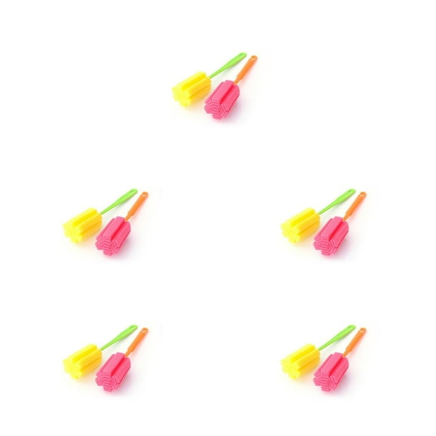 Billuyoard Esponja de mango largo desmontable ligera, 2 uds., taza limpiadora, cepillos para tazas, herramientas de limpieza de cocina, termo de cristal de Type2 Billuyoard CBP016433