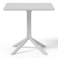 thumbnail image 5 of WestinTrends Playa 31.5" Square Outdoor Plastic Resin Patio Dining Table for 4, Gray, 5 of 12