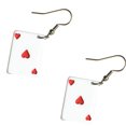 thumbnail image 3 of Sonducket Pendientes de gota con forma de tarjeta de juego para mujer, aretes con gancho para la oreja personalizable, regalos de Navidad para Ropa, zapatos y accesorios Miscelánea 3 Sonducket PS15247-03, 3 of 6