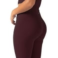 thumbnail image 4 of YITTY Active Women's UltraLuxe High-Waist Legging, Athleisure, 4-Way-Stretch, Burgundy, XXL, Short, 4 of 8