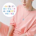thumbnail image 4 of 26pcs Rhinestones Letters Alloy Letters Charm Beads for Wristband Bracelets, 4 of 8