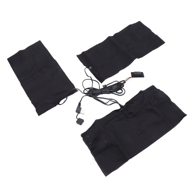 Electric USB Heated Pad, 5V 2A Long Lasting Warmth Fast Heating Clothes Heating Pad 3 Gears Temperature Control for Belly Knees