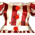 thumbnail image 4 of Fiestas Guirca Ensemble de Costume de Clown Tueur pour Femmes, 4 of 4