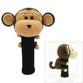 thumbnail image 1 of StitchHead Hand Stitched Yarn Animal Driver/Wood Head Cover - Monkey, 1 of 2