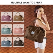 Weekender Bags for Women,Travel Duffle Bags Carry on Gym Bag,Overnight Bag with Trolley Sleeve & Wet Pocket, Sports Tote Gym Bag, Travel bag for Women