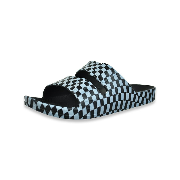Checkerboard slides double clearance strap