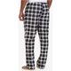 thumbnail image 2 of Pantalones de pijama Nautica de forro polar a cuadros para hombre color negro extragrande, 2 of 2