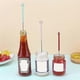 thumbnail image 3 of 8 Pcs Mini Silicone Telescopic Spatula and Scooping Spoon, Mini Spatula Silicone,Makeup Spatula for Kitchen Cooking, 3 of 5