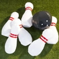 thumbnail image 6 of Hey! Play! Kids Bowling Set - Giant Inflatable Bowling Pins and Ball, 6 of 7
