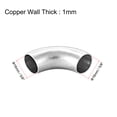 thumbnail image 2 of Unique Bargains Stainless Steel 304 Pipe Fitting,Long Radius,90 Degree Elbow,Butt-Weld,5/8-inch OD Pipe Size, 2 of 3