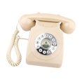thumbnail image 4 of Lipstore Audio Guest Book Phone Decor Desk Telephone for Gathering Thanksgiving Party Beige, 4 of 8