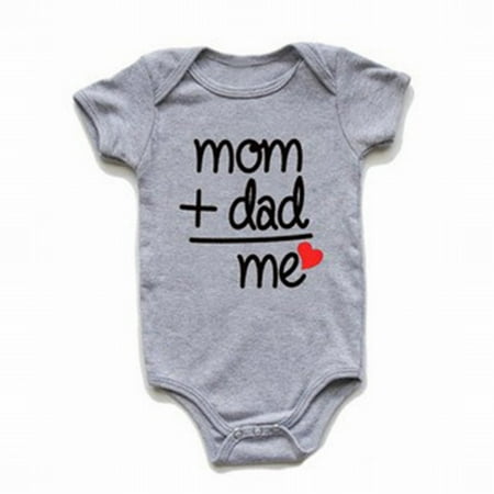 

ASEIDFNSA Baby Body Shirt for Girls Size 8 Children s Climbing Clothes Mom&Dad Me Letter Printing Short Sleeves Clothes for Boys And Girls