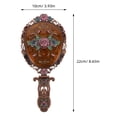 thumbnail image 2 of Vintage Makeup Mirror Foldable Handle Mirror Lady Makeup Mirror Cosmetic Mirror, 2 of 8