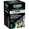 Curad Performance Series Ironman Antibacterial Variety Pack Bandages, 50 ct (Pack of 6)