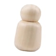 thumbnail image 4 of BLESIYA 6xWooden Peg Dolls Unfinished People Figures Blank Peg Doll for DIY Craft 68mmx40mm 6 Pcs, 4 of 8