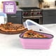 thumbnail image 5 of Recipiente reutilizable para pizza Pack con 5 bandejas, color rosa, 5 of 9