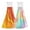 Orange And Yellow Wavy Shapes Pastel Holographic Background, variant on Different Design 2pcs Loop Hanging Bathroom Kitchen Hand Towel Sunset Sky Sunset Sky Cartoon Style