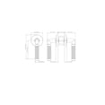 thumbnail image 6 of Woodcliff Matte Black Hall/Closet Passage Door Handle LH2X93SYXP, 6 of 6
