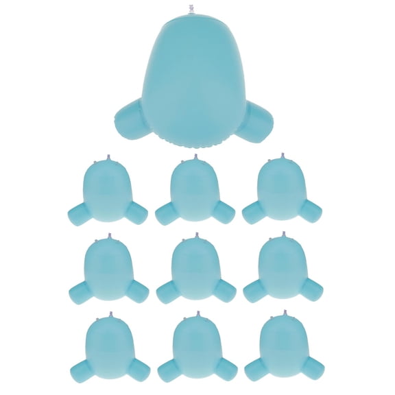 yotijay 10 Pieces Inflateble Buttock Models Easy to Use Practical Convenient for Diapers Blue