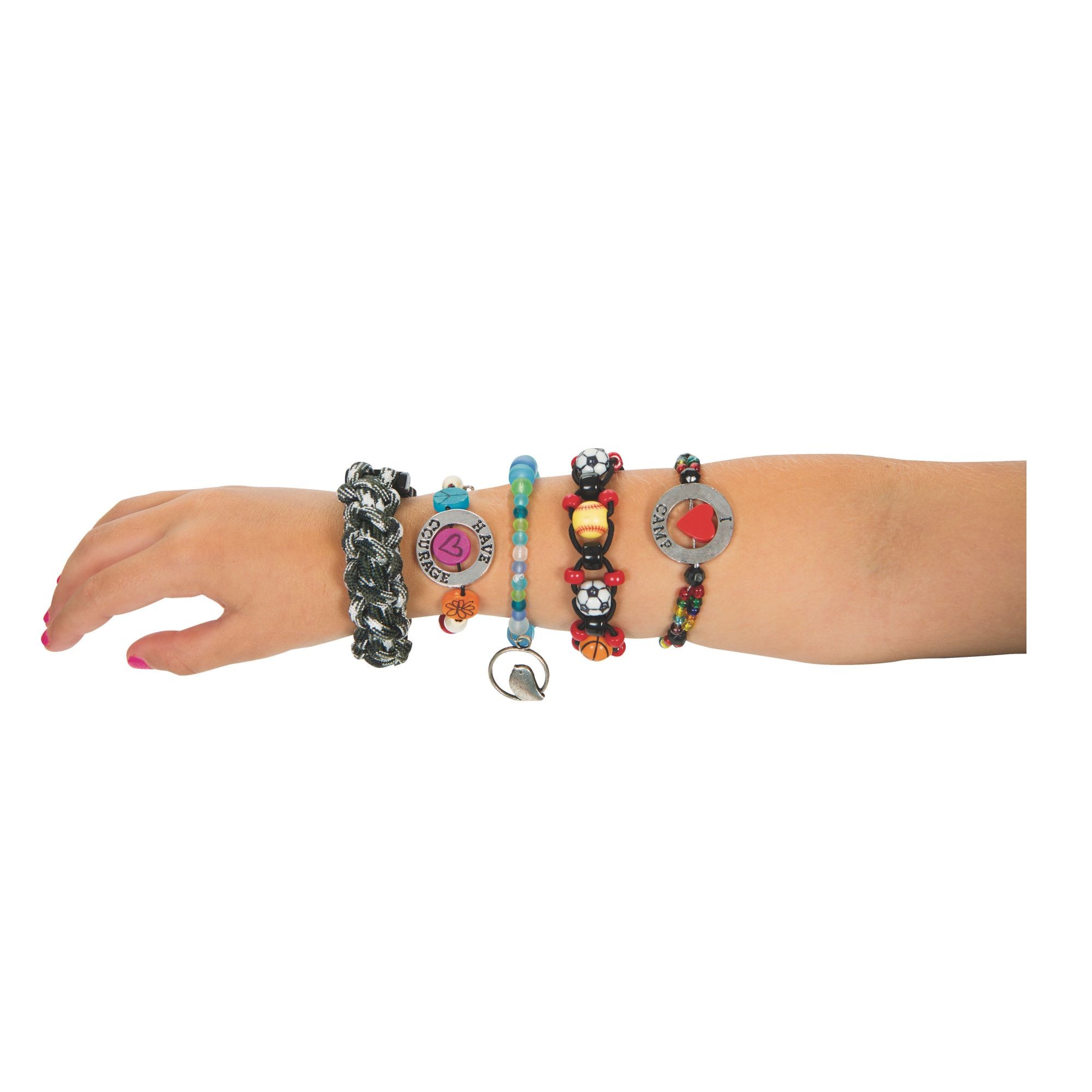 Have Courage Bracelets Craft Kit (Pack of 24)