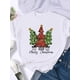 thumbnail image 1 of Camiseta con estampado de feliz navidad para mujer, ropa de vacaciones de los años 90, camisetas de año nuevo, camiseta gráfica, regalo de tendencia, 2025, 1 of 5