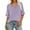 Purple, variant on Uaswgudfs Women's Fashion Striped Lightweight Cotton T-Shirt | Casual Everyday Short Sleeve Top 2025