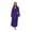 Violet Purple, variant on HOC 100% Cotton Women's Classic Chenille Shawl Collar Robe (Violet Purple, 2X)