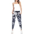 thumbnail image 2 of White Mark Women's Tie Dye Harem Pants, 2 of 5