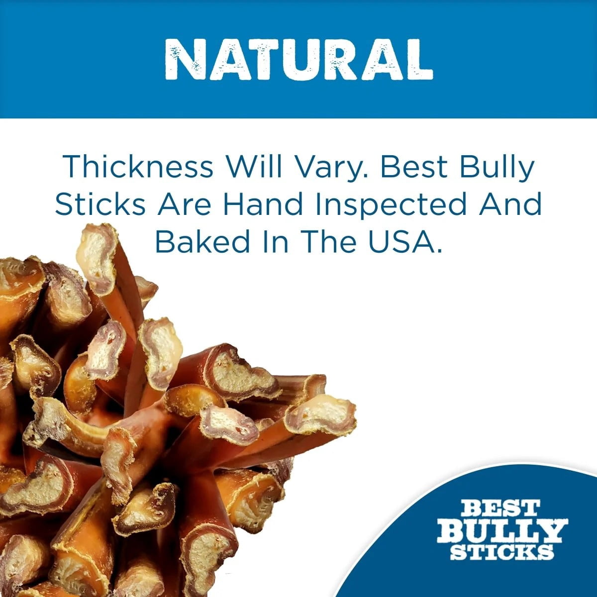 Best Bully Sticks 6 Inch Jumbo Bully Sticks for Dogs - 12 Count (Pack of 1) - Natural Grass-Fed Beef, Single Ingredient, Grain and Rawhide Free Chew, Large Breeds