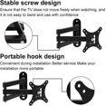 thumbnail image 3 of TV Wall Bracket 10-27 inch Swivels Tilts TV Mount Screen Monitor, 3 of 5