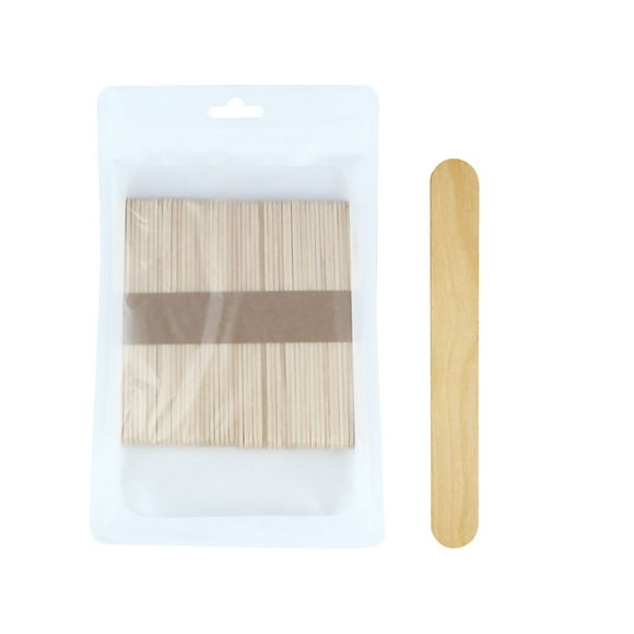 asddcavvf Waxing Sticks for Hair Removal Wooden Sticks for Waxing Wax Stick for Body and Face Waxing