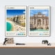 thumbnail image 5 of Póster de paisaje de viaje de Italia, Sicilia, Calabria, Lago Como, Florencia, Roma, Portofino, pintura en lienzo, arte de pared, imagen para decoración del hogar y la oficina, 5 of 5