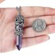 thumbnail image 2 of Collar de cristal curativo hexagonal y cadena yuxing amatista, 2 of 4