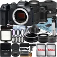 thumbnail image 1 of Canon EOS R7 Mirrorless Camera with 18-150mm + 75-300mm Lens + Mount Adapter + 2 Pack 64GB Memory Card + Case + ZeeTech Accessory, 1 of 9