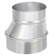 thumbnail image 1 of Uxcell Réducteur de Conduit Excentrique 5 Pouces à 4 Pouces, 1Pcs Connecteur de Conduit en Fer Galvanisé Adaptateur de Conduit d'Air Rond, 1 of 5