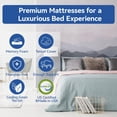 thumbnail image 5 of 8 inch King Size Dual-Side Memory Foam Mattress with Tencel Cover & Cooling Green Tea/Gel, CertiPUR-US, 5 of 7
