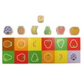thumbnail image 3 of Wchiuoe Wooden Tower Stacking Game,Stacking Tower Game Wooden Block Children's Tabletop Board Game with Fruit Picture for Kids and Toddlers,Wooden Blocks Stacking Board Games, 3 of 8