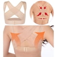 thumbnail image 4 of Corrector De Postura Soporte De Espalda Y Corrección De La Postura De La Espalda Soporte De Espalda Transpirable Ajustable Alivia El Dolor De Espalda/Torácico,S, 4 of 5