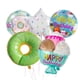 thumbnail image 3 of Globos de helado Donut Feliz cumpleaños Tema de helado Globos de feliz cumpleaños Donut Verde, 3 of 9