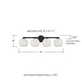 thumbnail image 4 of Capital Lighting 152141-548 Ansley 4 Light 31" Wide Vanity Light - Nickel, 4 of 7