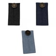 thumbnail image 1 of 3x Denim Pants Extender 2 Button Hooks Elastic Waist Extenders, 1 of 9