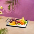 thumbnail image 1 of Bandeja para servir frutas, plato ligero de lujo para cocina, bandeja de té grande, bandeja de té para apartamento, hogar, Buffet, comedor, cafetería S, 1 of 8