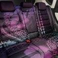thumbnail image 3 of Sea Turtle Back Car Seat Cover Pink Hibiscus Flowers and Kakau Pattern, 3 of 3