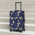 thumbnail image 6 of Disketp Lilies Flowers Elastic Travel Luggage Cover Travel Suitcase Protective Cover For Trunk Case Apply To 18''-32'' Suitcase Cover-Medium, 6 of 7