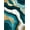 Teal, Pattern 3, variant on ODIKA 8' x 10' Machine Washable Non-Slip Area Rug, Abstract Wave High Traffic Rug, Teal, 175544