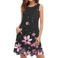 thumbnail image 2 of Patlollav 2025 Dresses Womens Casual Loose Summer Printed Sleeveless Dress, 2 of 6