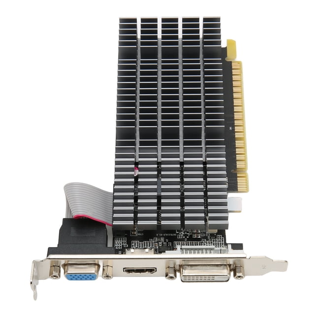Tarjeta de Gráficos de Computeradora, Interfaz multimedia HD Tarjeta Gráfica de Operación Silenciosa GT710 4G GDDR3 Para Escritorio